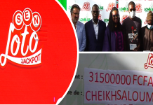 SEN LOTO Trois parieurs se distribuent un jackpot de plus de 100 millions