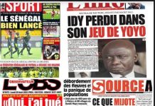 La une des journaux du 29 Aout: 2e tour éliminatoires du chan 2023, le Sénégal bien lancé; Enquête sur une abomination « oui j’ai tué mon père »; Idy perdu dans son jeu de Yoyo; Constitution de groupe parlementaire, Ce que mijote Yewwi Askan Wi