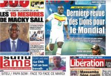 La une des journaux du 27 Septembre: Lutte contre la cherté de la vie, les 15 mesures de Macky Sall; Siteu/ Papa Sow, face à face ce mardi, la guerre des mots fera rage; Amical Iran/ Sénégal à 14h 30, dernière revue des lions pour le mondial; Suicide de Nafissatou Diedhiou dite Fina, les derniers développements de l’enquête