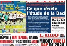 La une des journaux du 19 septembre : Mendy, Noah, Ndiakhaté, Izo et Keita Baldé vers le forfait ; Construction de l’autoroute Dakar, Tivaouane, Saint Louis, ce que révèle l’étude de la Bad; nouveau gouvernement, Départs inattendus, Bannis réhabilités et frustrations à Gogo ; Macky fixe le cap de 2024