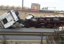 Drame sur la VDN: Un camion a dérapé, ayant causé la mort de deux personnes sur le coup