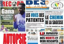 La une des journaux du 03 Septembre: Gana Gueye pour sonner la révolte des Toffees? Décès de Mamy Doura Diallo, le procureur parle de négligence et d’incompétence; Césarienne enquête chirurgicale, les voies des patientes; Chavirement d’une pirogue à Soumbédioune, des morts et deux rescapés