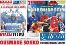 La une des journaux du 04 Novembre: Siteu promet l’enfer à Papa Sow « Je vais le tabasser avant de le battre; A moins de trois semaines du mondial, Regain de forme dans la tanière; Audition du leader de Pastef, Ousmane Sonko refuse le test ADN et snobe le procureur; Arrestation des gardes du corps de Ousmane Sonko, les explications fallacieuses du procureur de Mbour