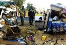 Tambacounda : Une collision entre un véhicule et un tricycle fait 1 mort et plusieurs blessés