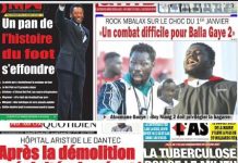 La une des journaux du 30 Décembre: Plus de 70 cas enregistrés en 4 ans, la tuberculose ronge le milieu carcéral…