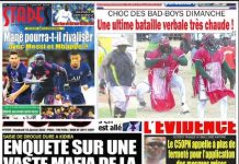 La une des journaux du 13 Janvier: Saisie de drogue dure à Kidira, enquête sur une vaste mafia de la cocaïne…