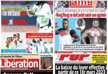 La une des journaux du 24 Février: Annonce du ministre du commerce et du gouvernement, la baisse du loyer effective à partir de ce 1er Mars 2023…