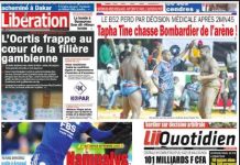 La une des journaux du 13 Février: Trafic de la drogue dite « volet », l’ocrtic frappe au cœur de la filière gambienne…
