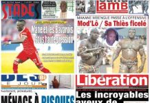 La une des journaux du 01 Avril: avortement, prématurité, ménage à risques