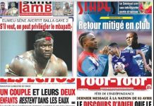 La une des journaux du 03 Avril: dernier message à la nation de 03 avril, le discours d’adieu que le président Macky doit prononcer