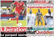 La une des journaux du 06 Avril: défilé sombre des agents des eaux et forets, mais ou sont passées les armes à 45 milliards FCFA