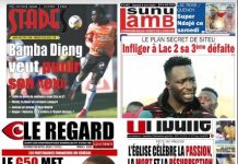 La une des journaux du 07 Avril: les partenaires financiers du Sénégal, le G50 met la pression sur l’Etat