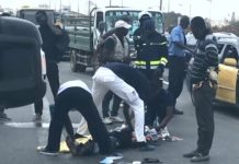 Accident sur la VDN : Une moto Jakarta heurte un piéton, la victime est dans état critique