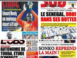 La une des journaux du 28 Juin: Tabaski 2023 a deux vitesse, le Sénégal droit dans ses bottes