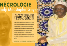 Nécrologie: Le président de la commission tourisme religieux de la cellule zawiya Tidiane, El Hadji Moustapha Gaye n’est plus