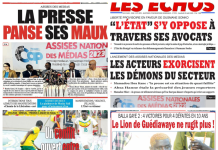 La une des journaux du 25 Aout: assises des médias, la presse panse ses maux