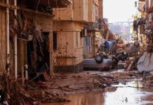 Libye (Derna): Les inondations ont occasionné au moins 11300 morts et 10 100 portées disparues