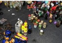 Lycée Delafosse : la gendarmerie découvre du cocktails Molotov suite à des renseignements