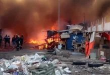 Ziguinchor : un incendie déclaré au marché Boucotte