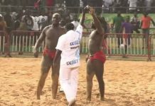 Lutte simple: Ordinateur bat Paul Menthe et remporte la mise de 5 millions FCFA