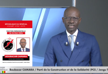 Boubacar Camara: «Mon programme constitue la solution durable pour le changement»