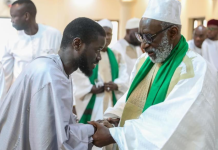 Prière du vendredi: le président Bassirou Diomaye Faye à la Mosquée Omarienne de Dakar