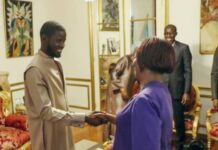 Paris: Le président Diomaye accorde un entretien à Madame Louise Mushikiwabo