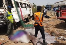 Accident tragique sur l’axe Thiès-Pout: un mort et plusieurs blessés dénombrés