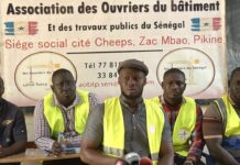 Manque de formation, difficultés de logement et de financement: le cri de cœur de l’association des ouvriers du bâtiment du Sénégal