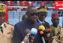 Thiès : Le ministre de l’Intérieur a inauguré ce vendredi la piscine olympique de l’École nationale des sapeurs-pompiers