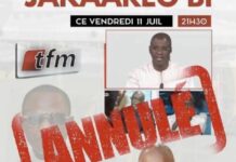 Émission Jakaarlo: l’invitation de Thierno Bocoum annulée à la dernière minute