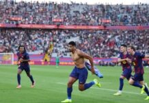 LA LIGA : Barcelone décroche la victoire contre Girona dans les dernières minutes grâce à Araujo, malgré le retour de Yamal