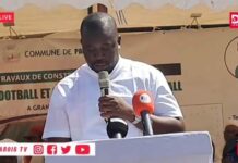 Renforcement de la cohésion sociale: Le maire Abdoulaye Ka lance les travaux de construction d’un terrain de football et de basketball à grand Médine