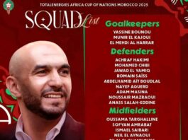 Coupe d’Afrique Maroc 2025 : l’entraîneur marocain a dévoilé une liste sans Hakim Ziyech et Sofiane Diop mais avec Achraf Hakimi