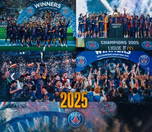 Historique : Ibrahima Mbaye et Paris Saint-Germain entre dans l’histoire du football en remportant leur sixième trophée de l’année