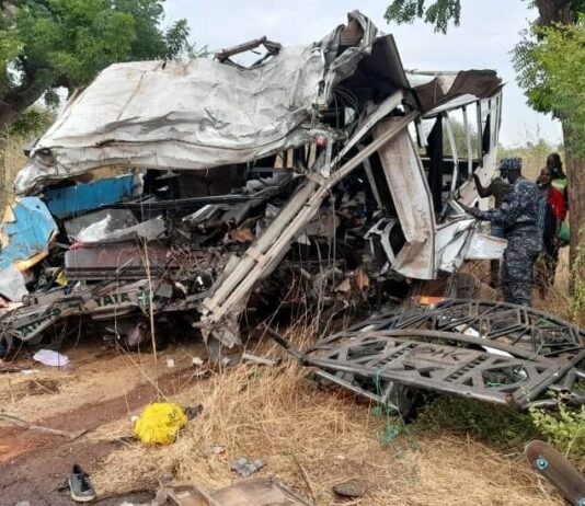 Accident à Farafégny: sept (7)morts sur le coup