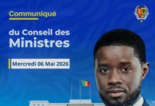 COMMUNIQUE DU CONSEIL DES MINISTRES DU 6 MAI 2026