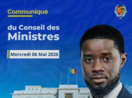 COMMUNIQUE DU CONSEIL DES MINISTRES DU 6 MAI 2026