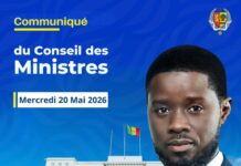 COMMUNIQUE DU CONSEIL DES MINISTRES DU 20 MAI 2026