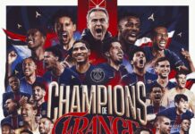 Ligue 1 France : le Paris Saint-Germain remporte le championnat, grâce à un but décisif d’Ibrahima Mbaye contre Lens 2-0