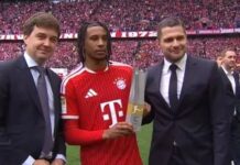 Bundesliga 2025/26 : Michael Olise, milieu offensif du Bayern Munich a été élu joueur de l’année